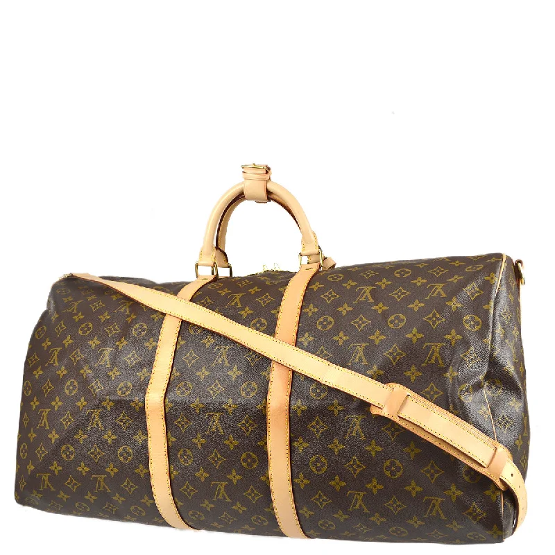 Louis Vuitton 1996 Monogram Keepall Bandouliere 60 Duffle Bag M41412