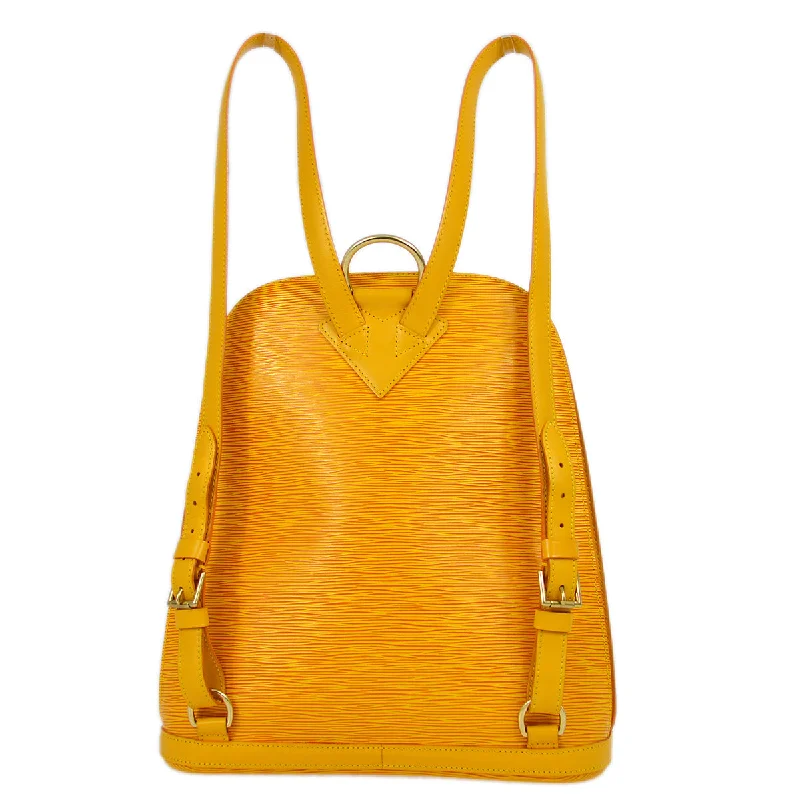 Louis Vuitton 1995 Yellow Epi Gobelins Backpack M52299