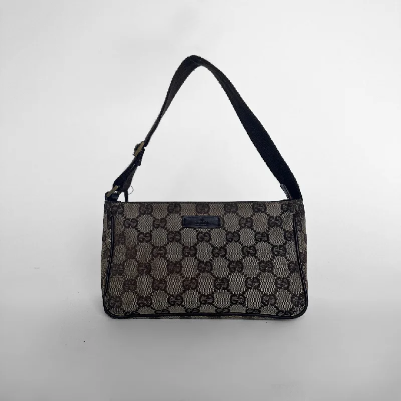 Gucci Pochette Monogram Canvas