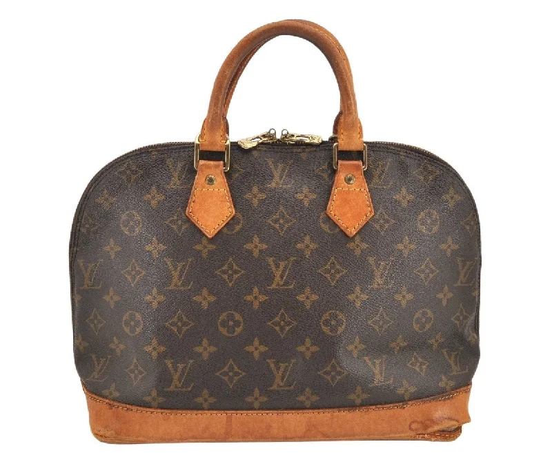 Authentic Louis Vuitton Monogram Alma Hand Bag Purse M51130 LV Junk 3183K