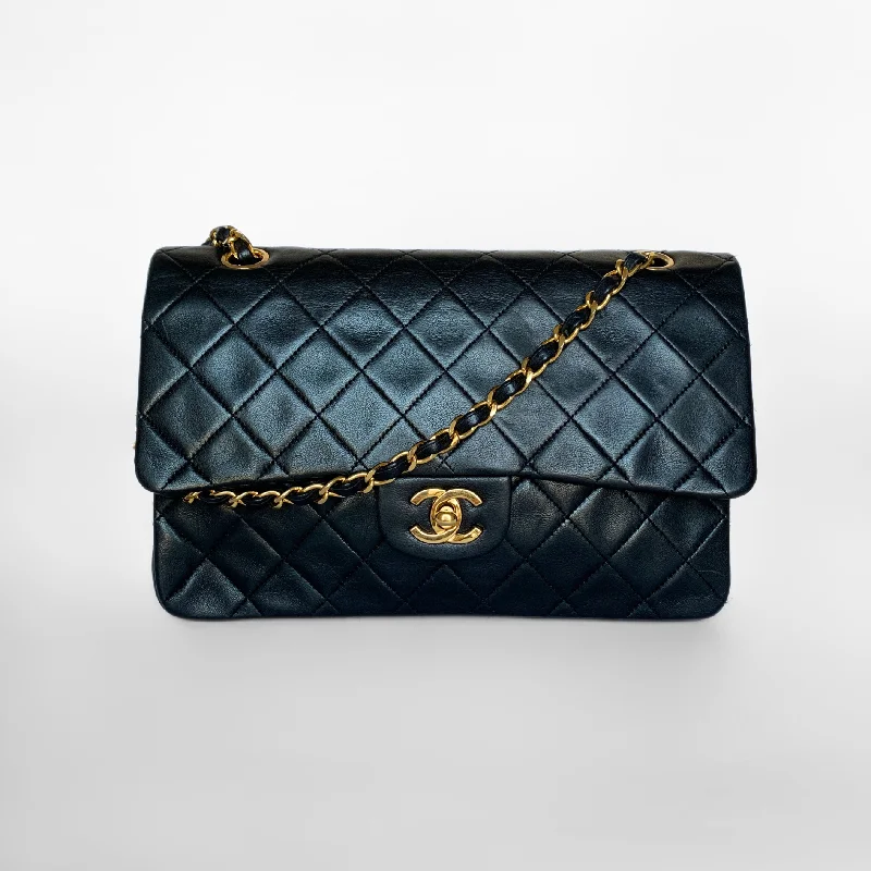 Chanel Classic Double Flap Bag Medium Lambskin Leather