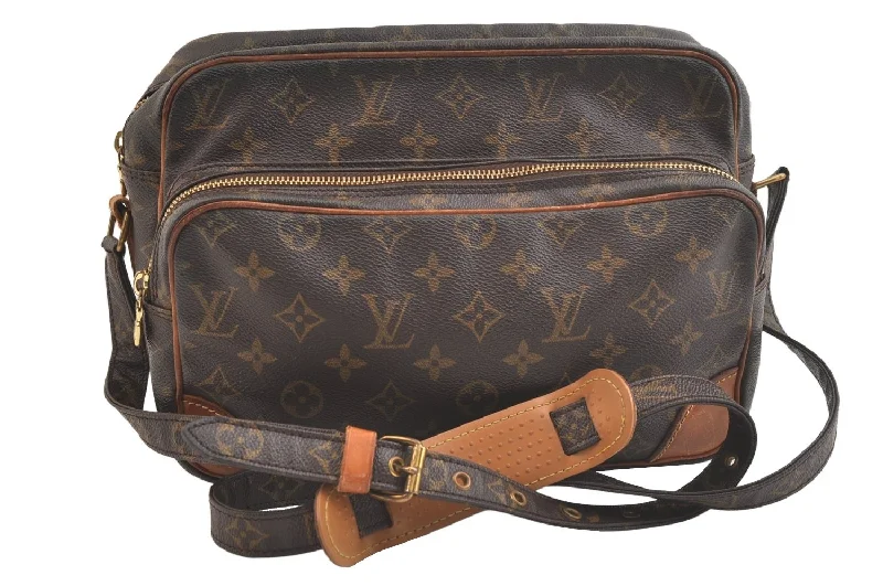 Authentic Louis Vuitton Monogram Nile Shoulder Cross Body Bag M45244 LV 3022K