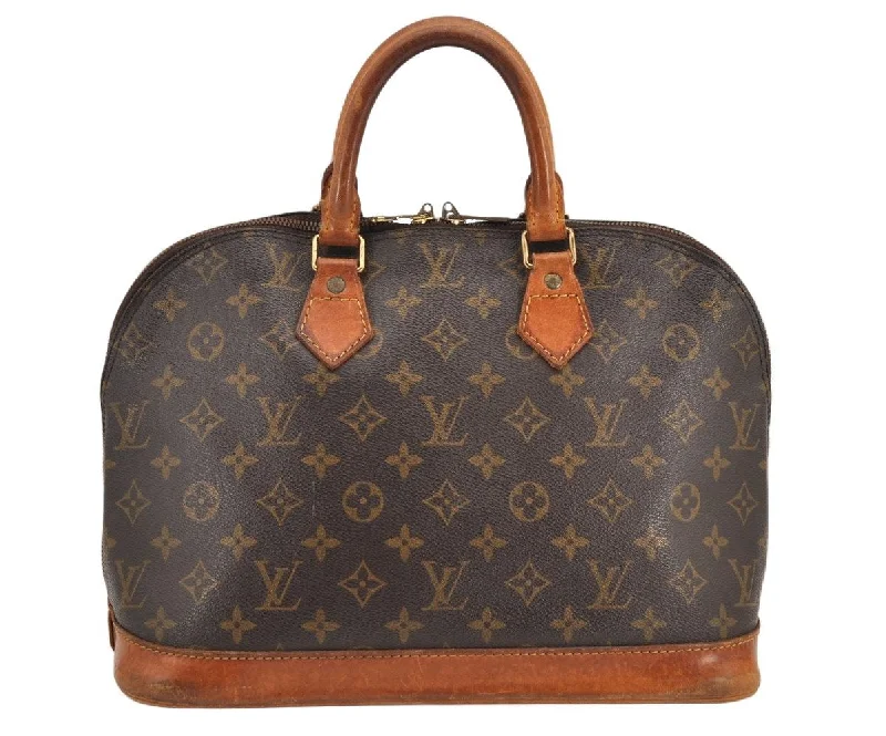 Authentic Louis Vuitton Monogram Alma Hand Bag Purse M51130 LV 3166K