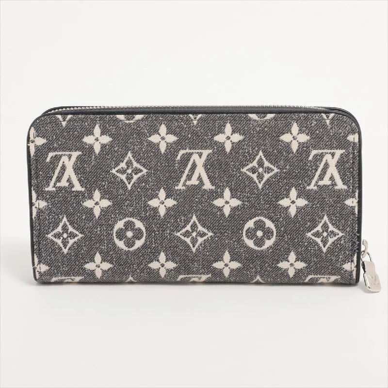 Louis Vuitton Monogram Jagard Denim Zippie Wallet M81858