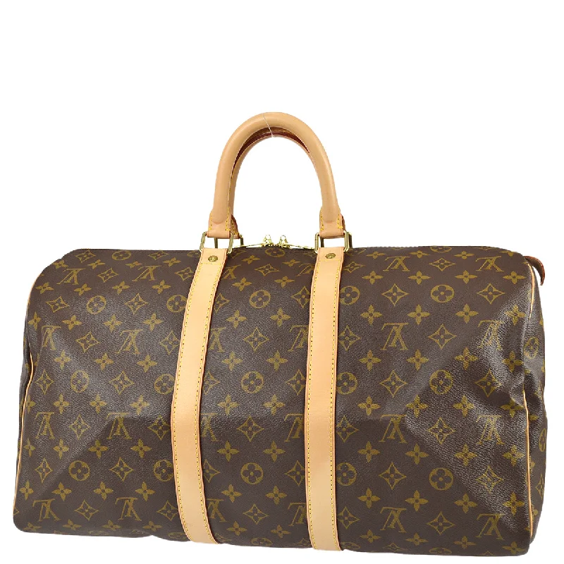 Louis Vuitton Monogram Keepall 45 Travel Duffle Handbag M41428