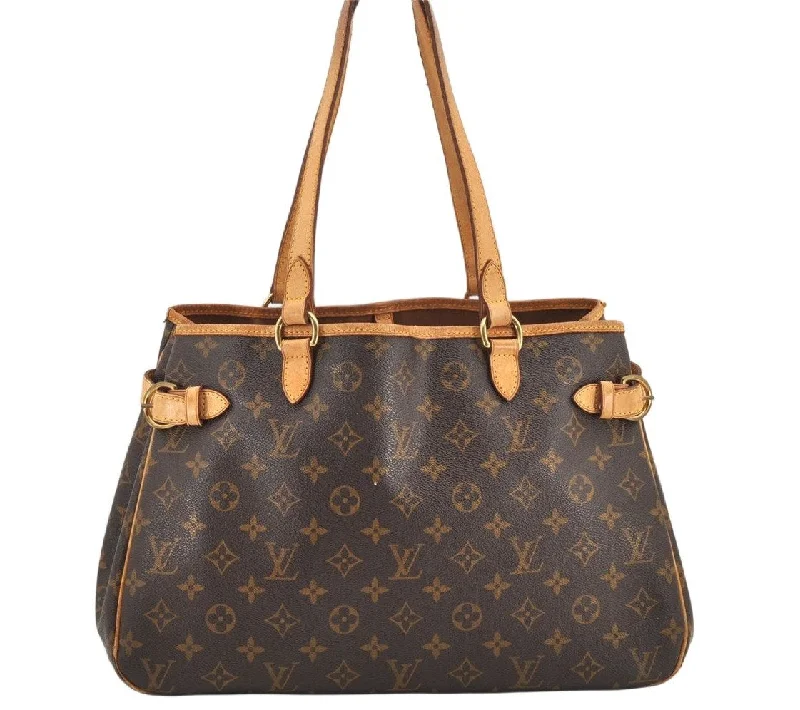 Authentic Louis Vuitton Monogram Batignolles Horizontal Tote Bag M51154 LV 3249K