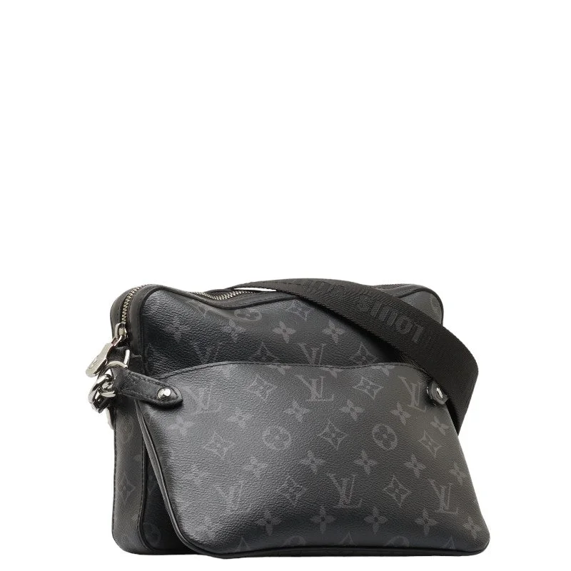 Louis Vuitton Monogram Eclipse Reversee Triomessenger Shelter Bag M69443 Black Gr