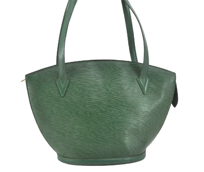 Auth Louis Vuitton Epi Saint Jacques Shopping Shoulder Bag Green M52264 LV 2189K