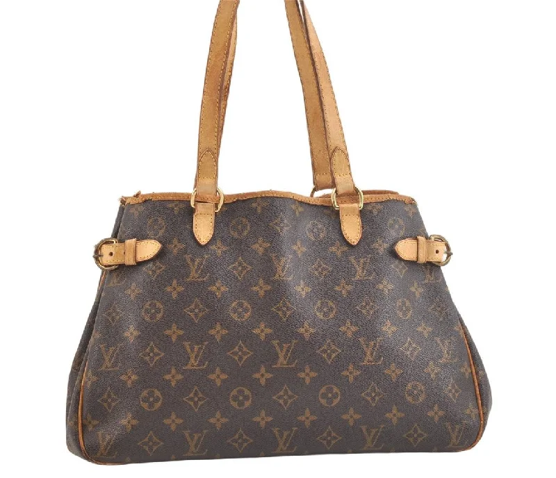 Authentic Louis Vuitton Monogram Batignolles Horizontal Tote Bag M51154 LV 3245K