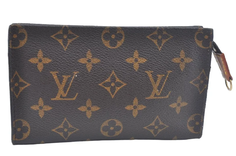 Authentic Louis Vuitton Monogram Pouch For Bucket PM LV L0242