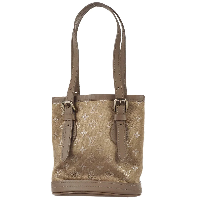 Louis Vuitton 2001 Monogram Satin Little Bucket M92145