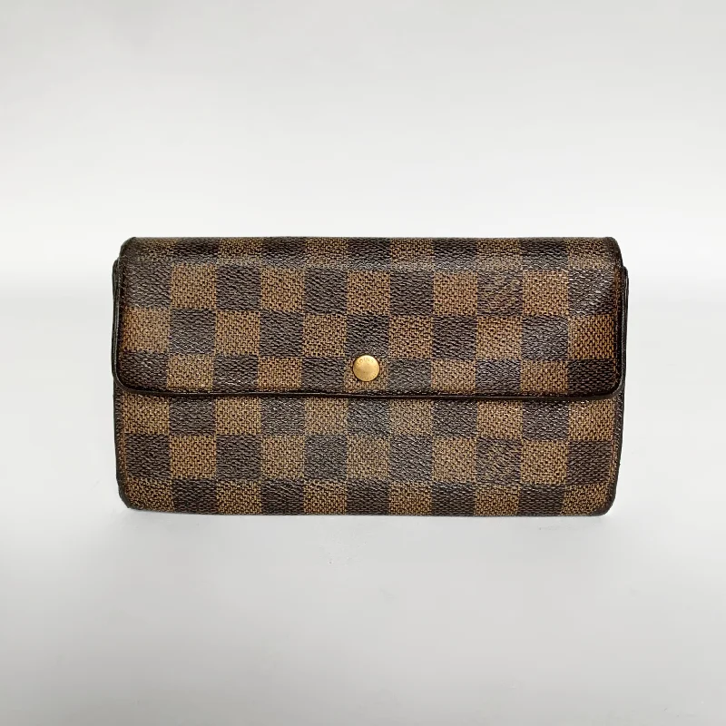 Louis Vuitton Wallet Large Damier Ebene Canvas