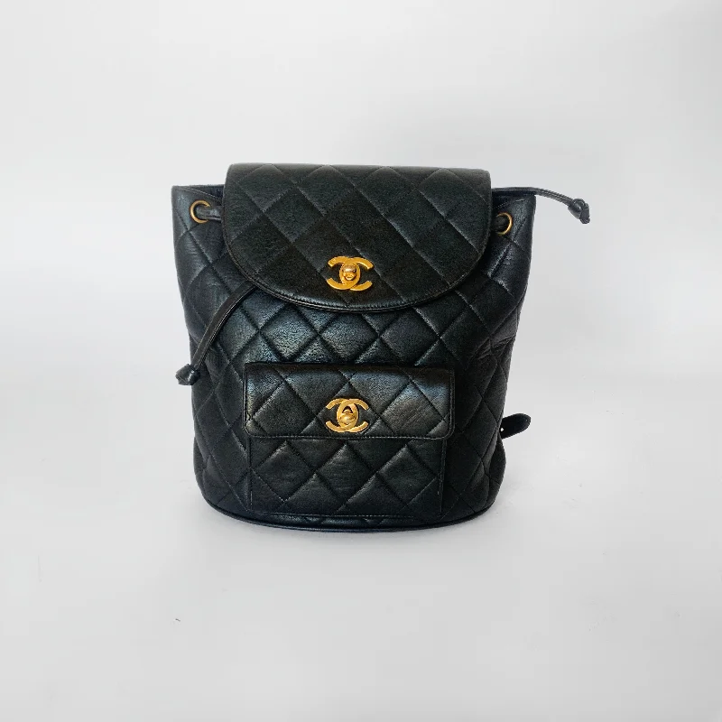 Chanel Duma Backpack Lambskin Leather