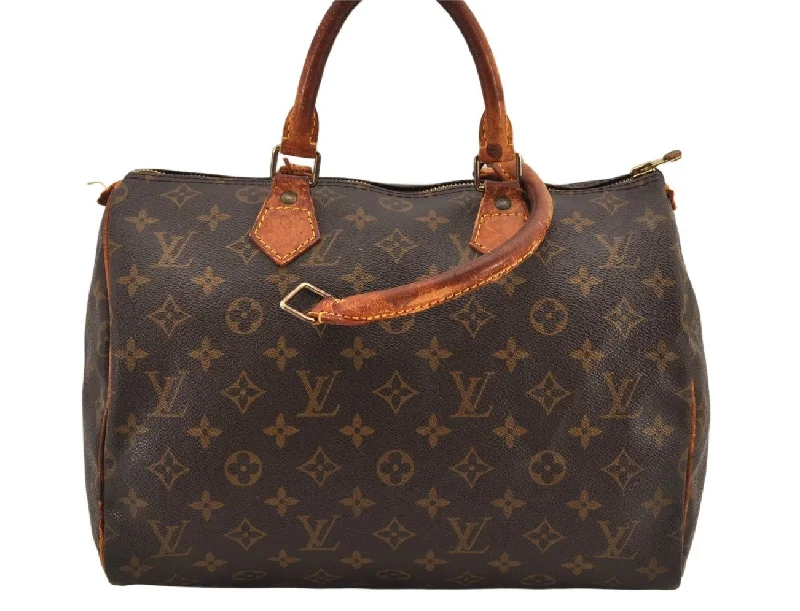 Authentic Louis Vuitton Monogram Speedy 30 Hand Boston Bag M41526 Junk 3362K