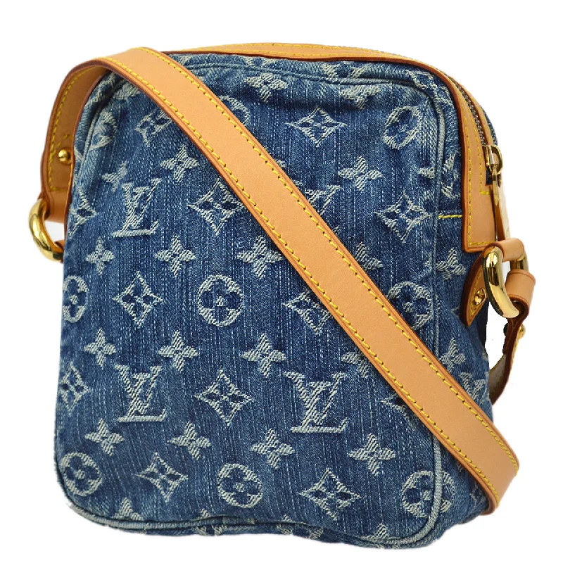 Louis Vuitton 2007 Monogram Denim Camera Bag M95348