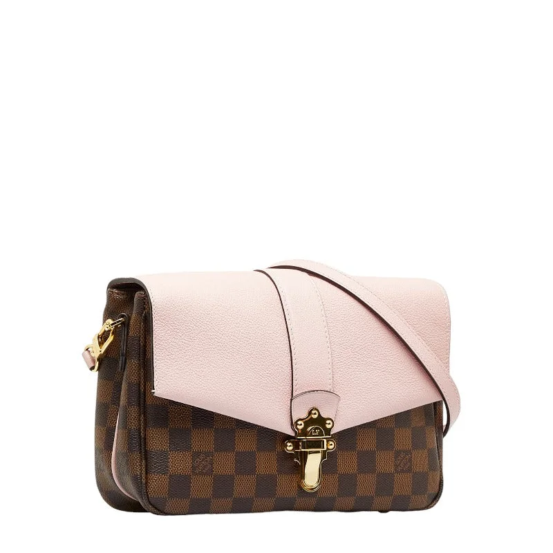 Louis Vuitton Damier Clapton Shoulder Bag N44244 Magnolia Pink Brown