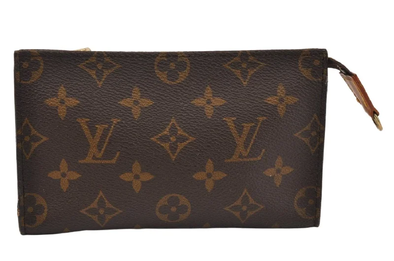 Authentic Louis Vuitton Monogram Pouch For Bucket PM LV 3796K