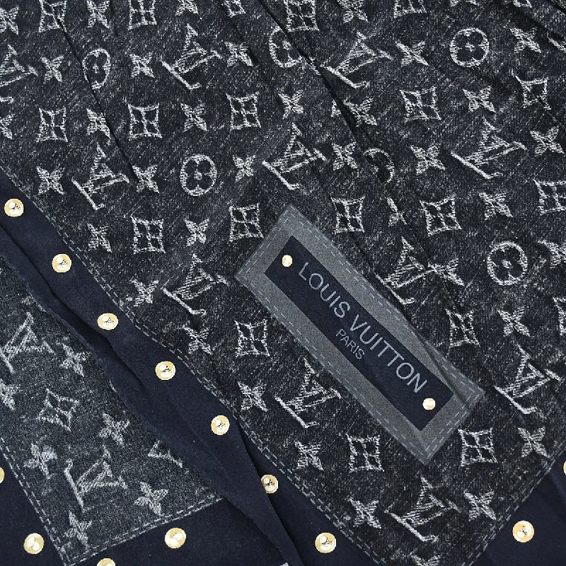 Louis Vuitton Monogram Denim Silk Shawl