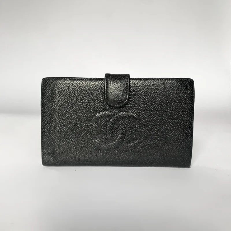 Chanel Wallet Large Caviar Leather