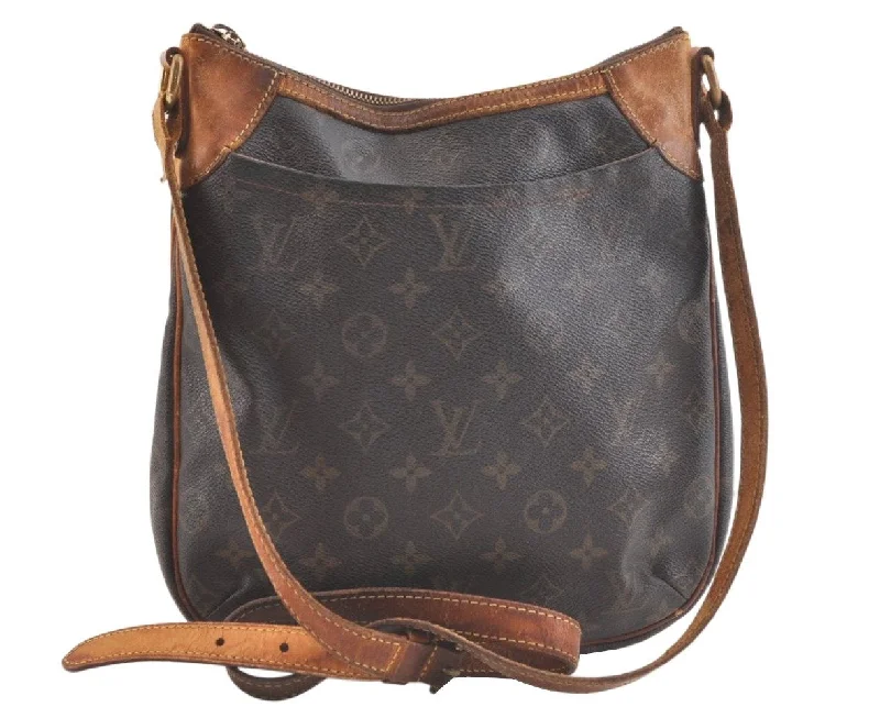 Authentic Louis Vuitton Monogram Odeon PM Shoulder Cross Bag M56390 Junk 3210K