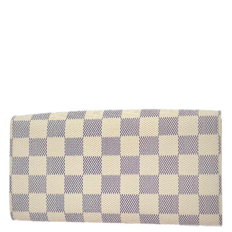 Louis Vuitton Damier Azur Portofeuil Sara Coin Purse Wallet N61735