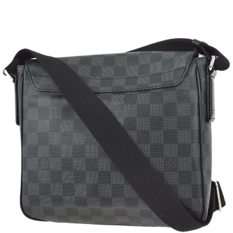 Louis Vuitton 2013 Damier Graphite District PM Shoulder Bag N41260