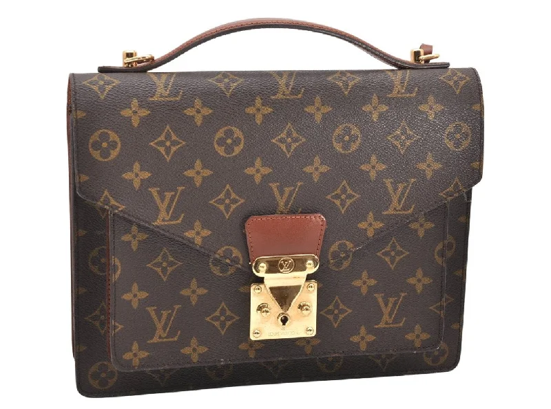 Authentic Louis Vuitton Monogram Monceau 2Way Shoulder Hand Bag M51185 LV 3091K