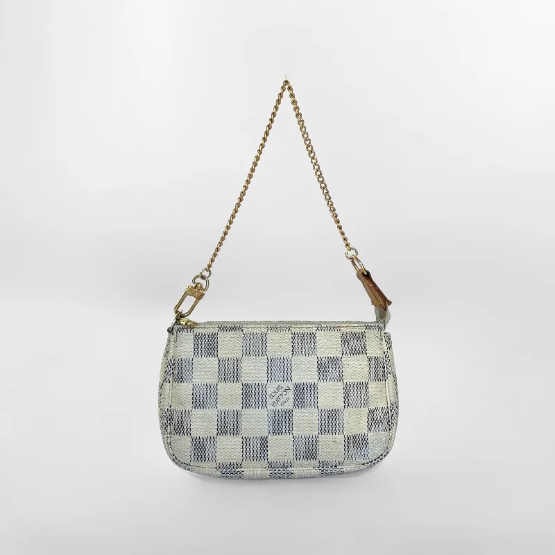 Louis Vuitton Accessoires Pouch Damier Azur Canvas