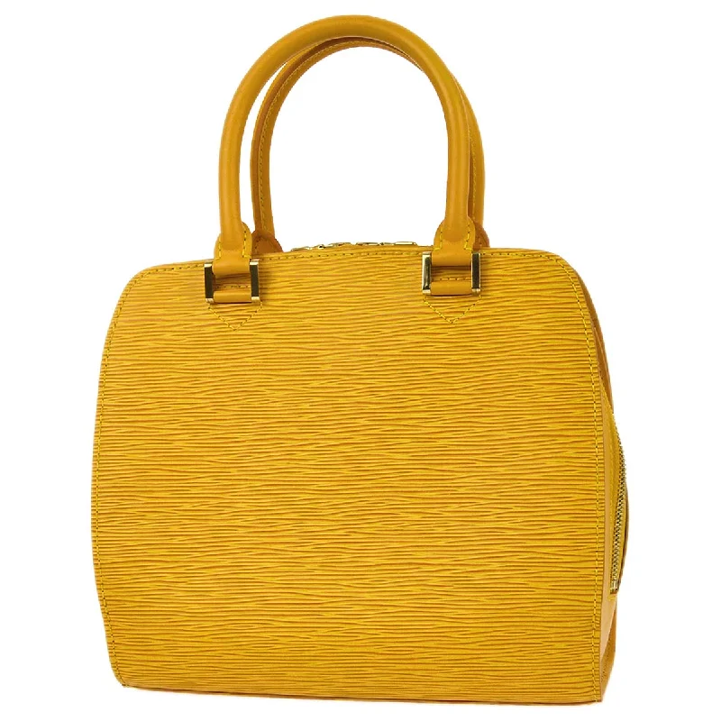 Louis Vuitton 1998 Yellow Epi Pont Neuf Handbag M52059