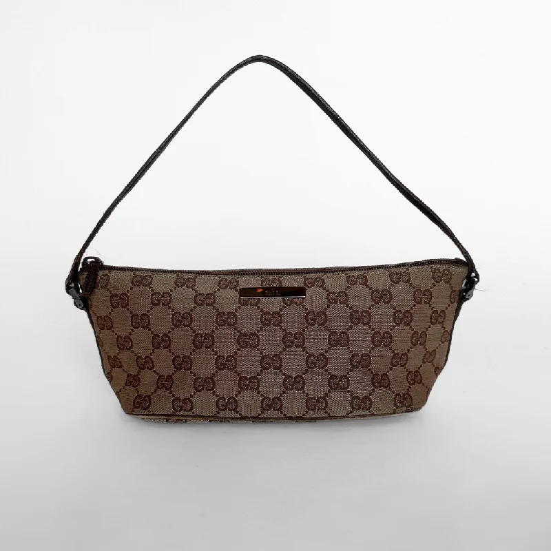 Gucci Boat Pochette Monogram Canvas