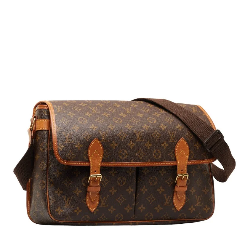 Louis Vuitton Monogram Gibraltar GM Shoulder Bag M42249 Brown