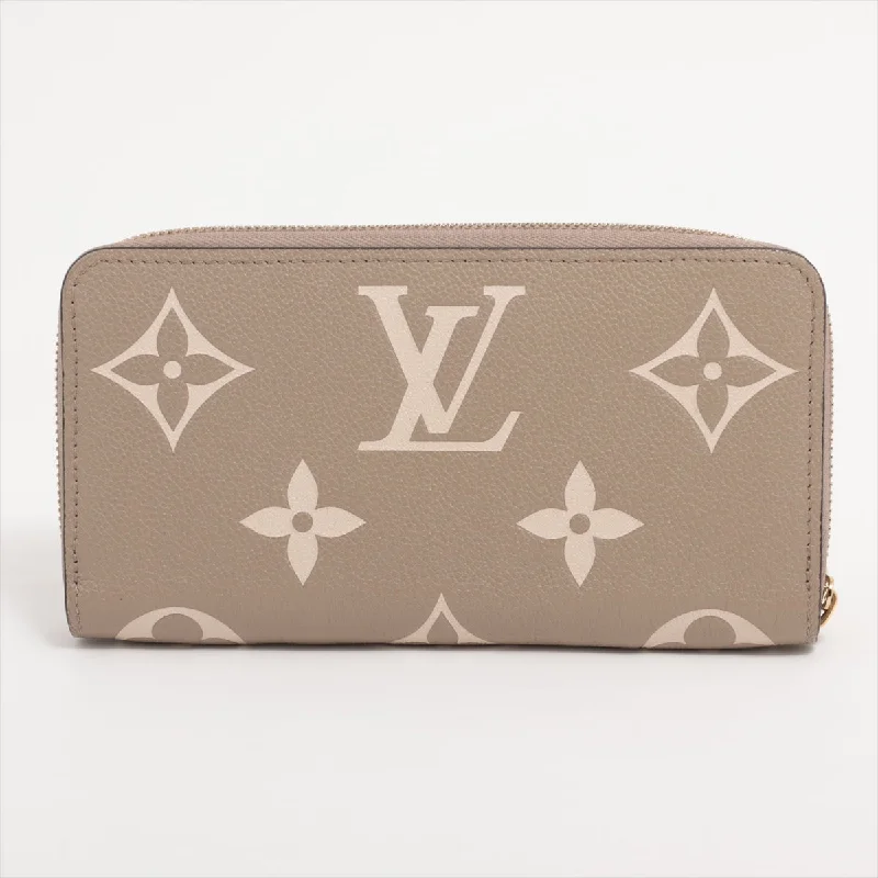 Louis Vuitton bicolor monogram implant zipper wallet M69794