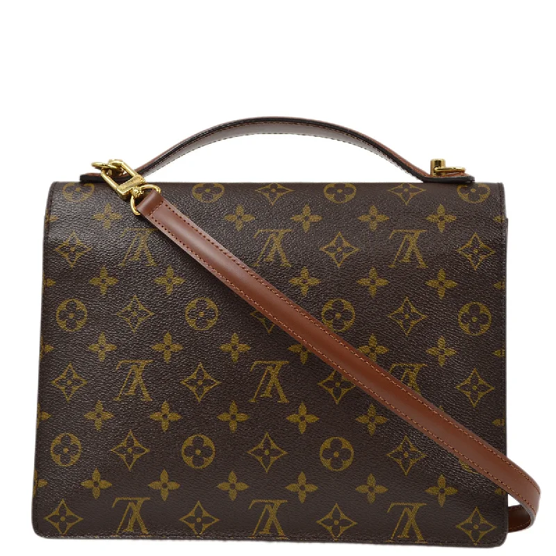 Louis Vuitton Monogram Monceau 28 2way Shoulder Handbag M51185