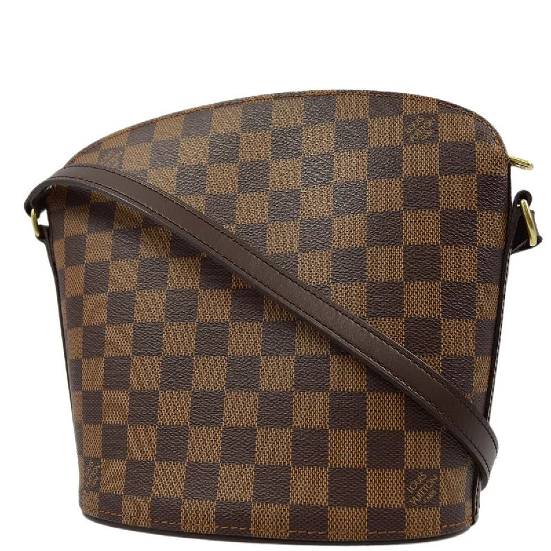 Louis Vuitton 2003 Damier Drouot Crossbody Shoulder Bag N51290