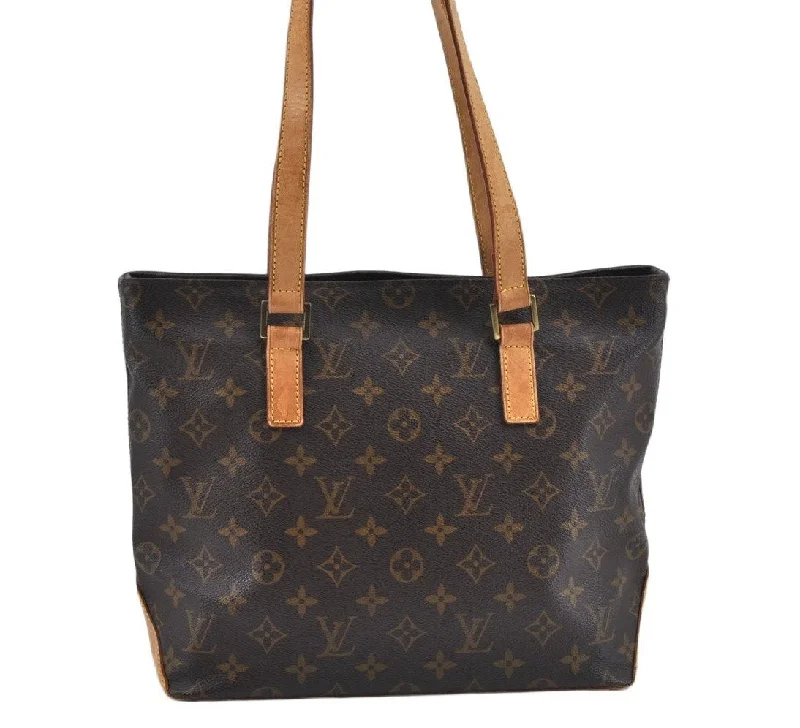 Authentic Louis Vuitton Monogram Cabas Piano Shoulder Tote Bag M51148 LV L0201