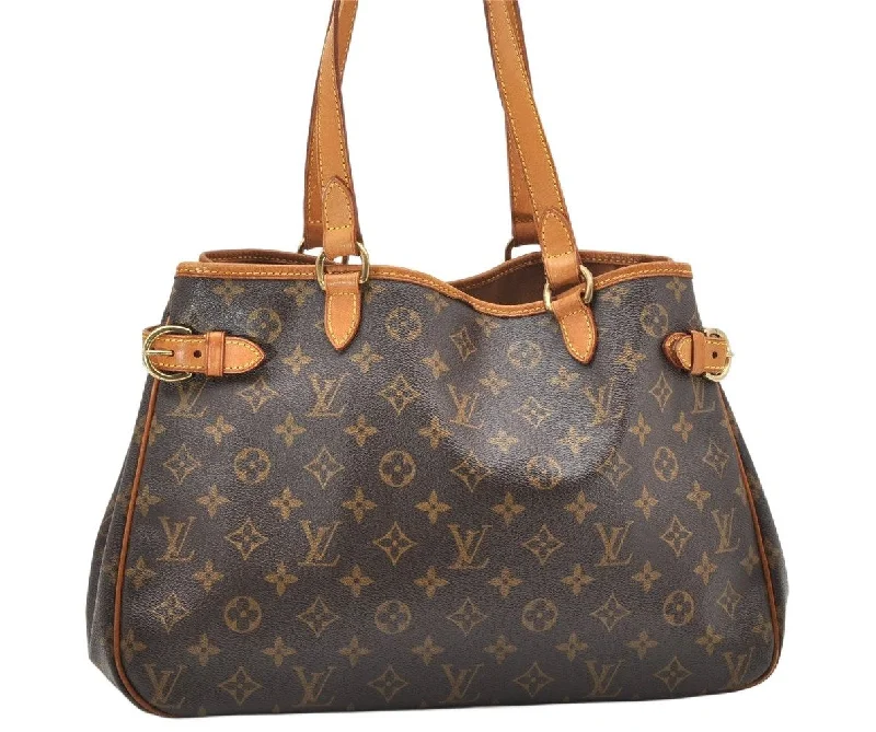 Authentic Louis Vuitton Monogram Batignolles Horizontal Tote Bag M51154 LV 3940K