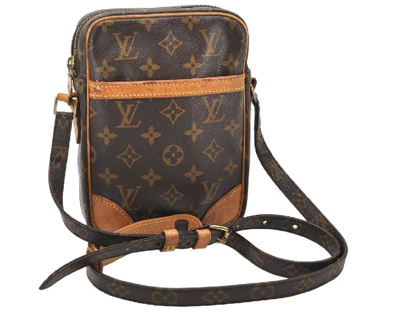 Authentic Louis Vuitton Monogram Danube Shoulder Cross Body Bag M45266 LV 3987K