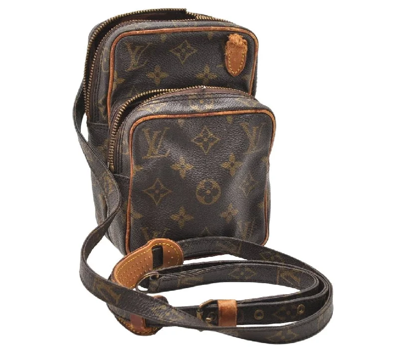 Authentic Louis Vuitton Monogram Mini Amazone Shoulder Bag M45238 Junk 3280K