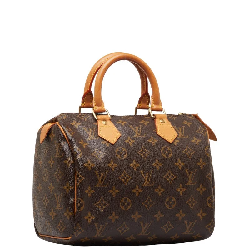 Louis Vuitton Monogram Speedy 25 Mini Boston Bag M41528 Brown PVC Leather  Louis Vuitton