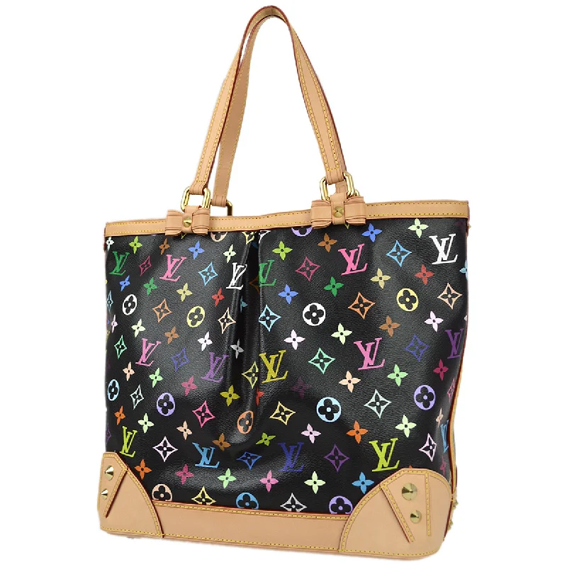 Louis Vuitton 2011 Black Monogram Multicolor Sharleen MM Tote Handbag M93213