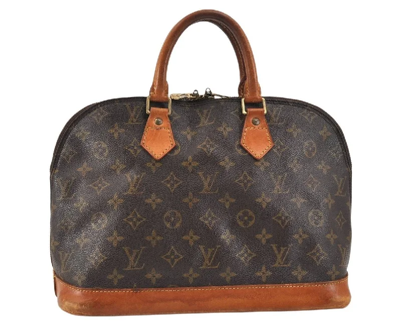 Authentic Louis Vuitton Monogram Alma Hand Bag Purse M51130 LV 3317K