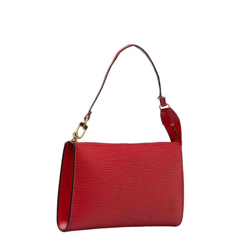 Louis Vuitton Epi Pochette Accessories Handbag Accessories Pochette M52957 Castilian Red Leather  Louis Vuitton