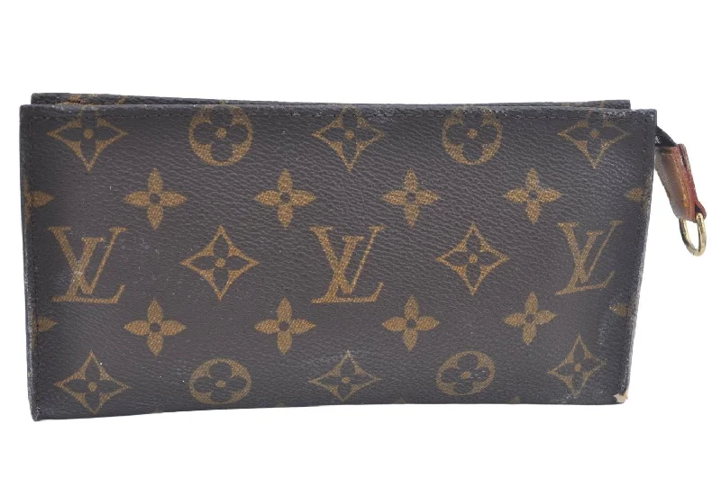 Authentic Louis Vuitton Monogram Pouch For Bucket GM LV L0237