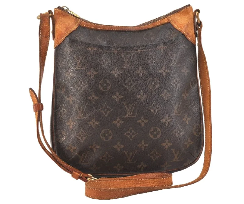 Authentic Louis Vuitton Monogram Odeon PM Shoulder Cross Bag M56390 LV 3443K