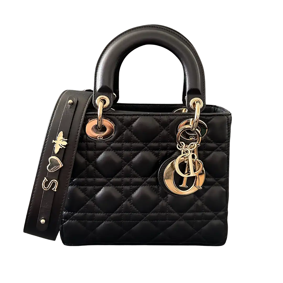 Dior kleine Lady Dior my ABCDior Tasche schwarz Fullset / neuwertig