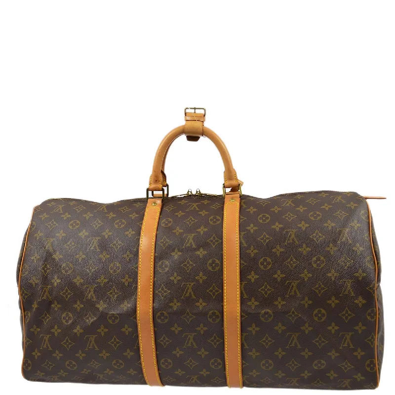 Louis Vuitton 1981 Monogram Keepall 55 Travel Duffle Handbag M41424