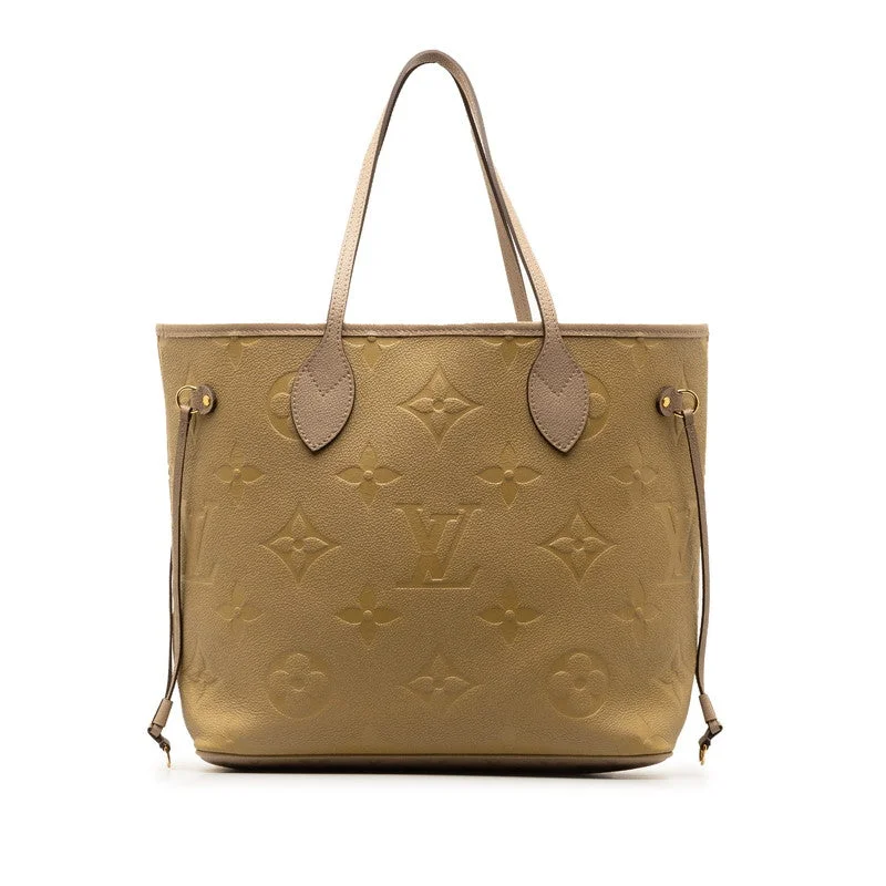 Louis Vuitton Monogram Amplant Neverfull MM Shoulder Bag M45686 Tourtree Grey  Leather  Louis Vuitton