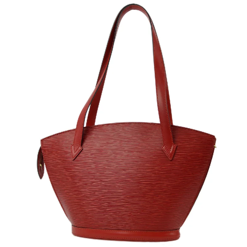 Louis Vuitton 1999 Red Epi Saint Jacques Poignee Long Tote Bag M52337