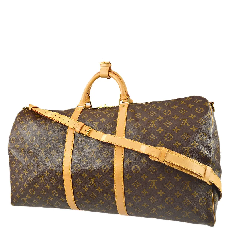 Louis Vuitton 2000 Monogram Keepall Bandouliere 60 2way Duffle M41412