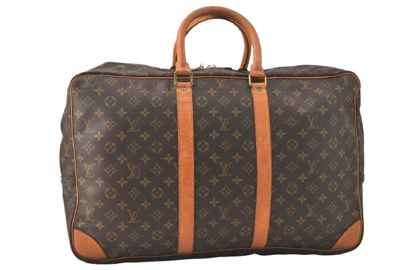 Authentic Louis Vuitton Monogram Sirius 55 Travel Boston Bag 2compartments 3439K